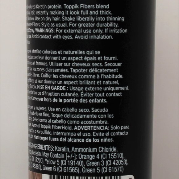 Toppik 27.5g Hair Fibers - All Colors - 100% Authentic - Free Shipping - Picture 11 of 16